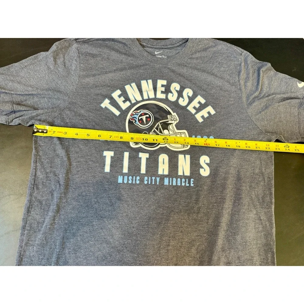 Nike Tennessee Titans Music City Miracle Tri-Blend T-Shirt XL